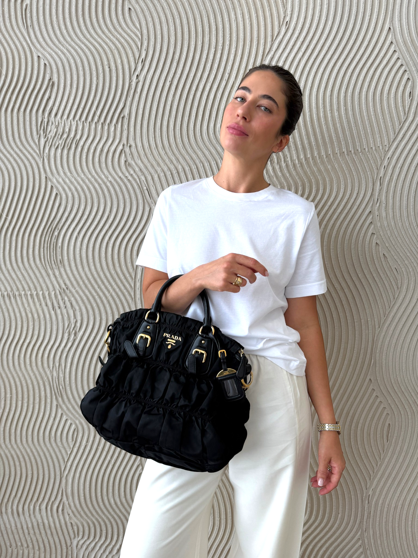 Prada Tessutto Gaufree Nylon