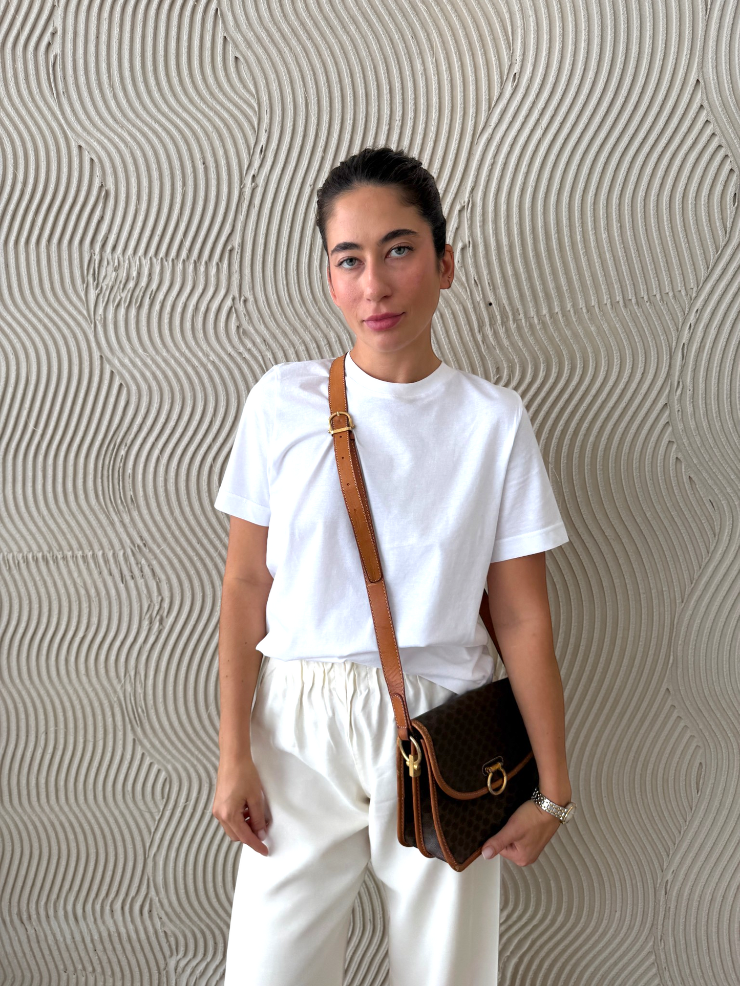 Celine Vintage Tan Macadam