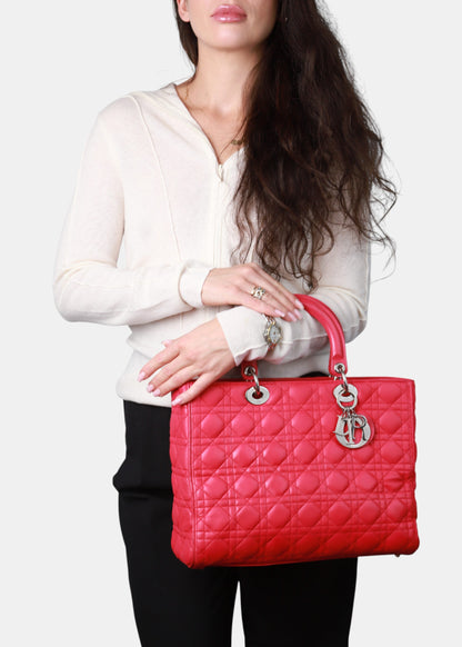 Lady Dior Large Pink