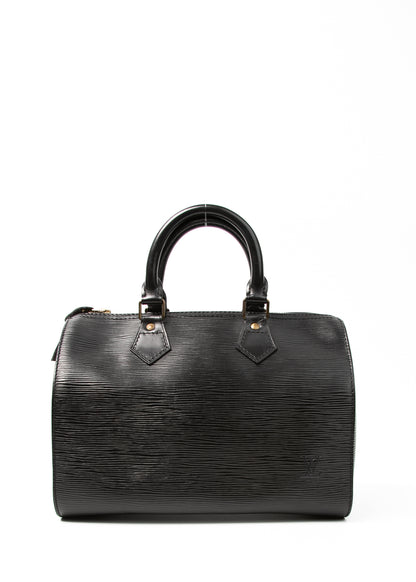 Louis Vuitton Speedy Epi Black 25