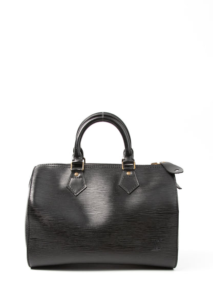 Louis Vuitton Speedy Epi Black 25