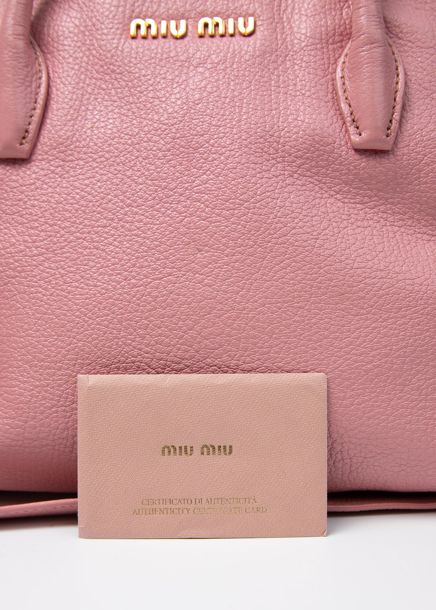 Miu Miu Tasker Pink