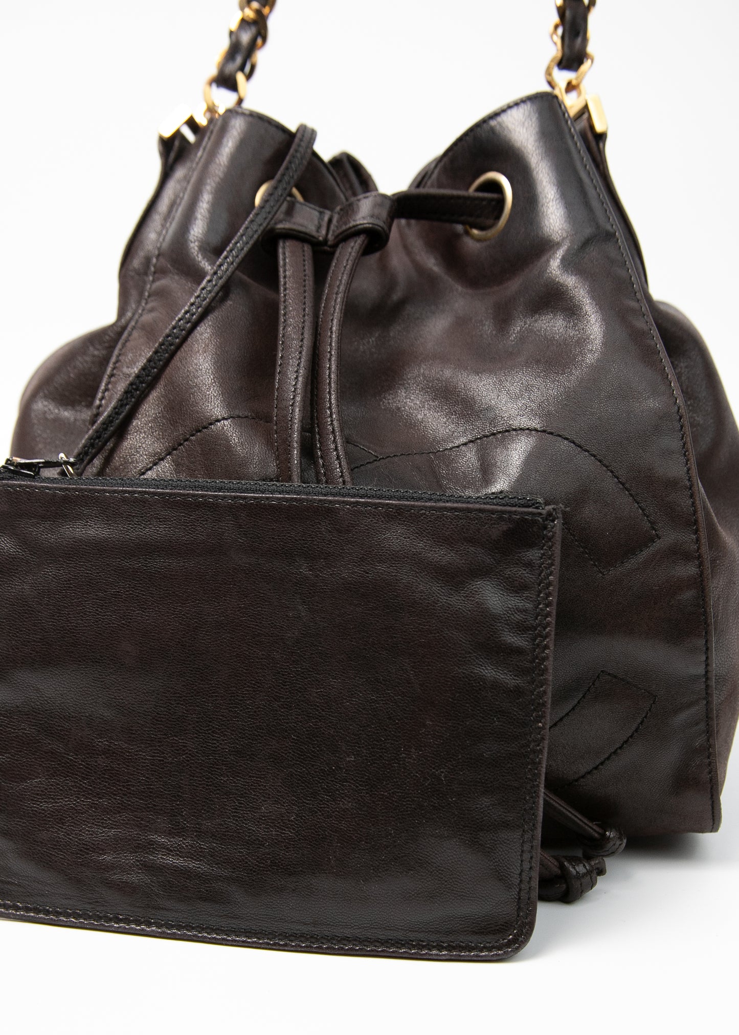 Chanel Bucket CC Lambskin