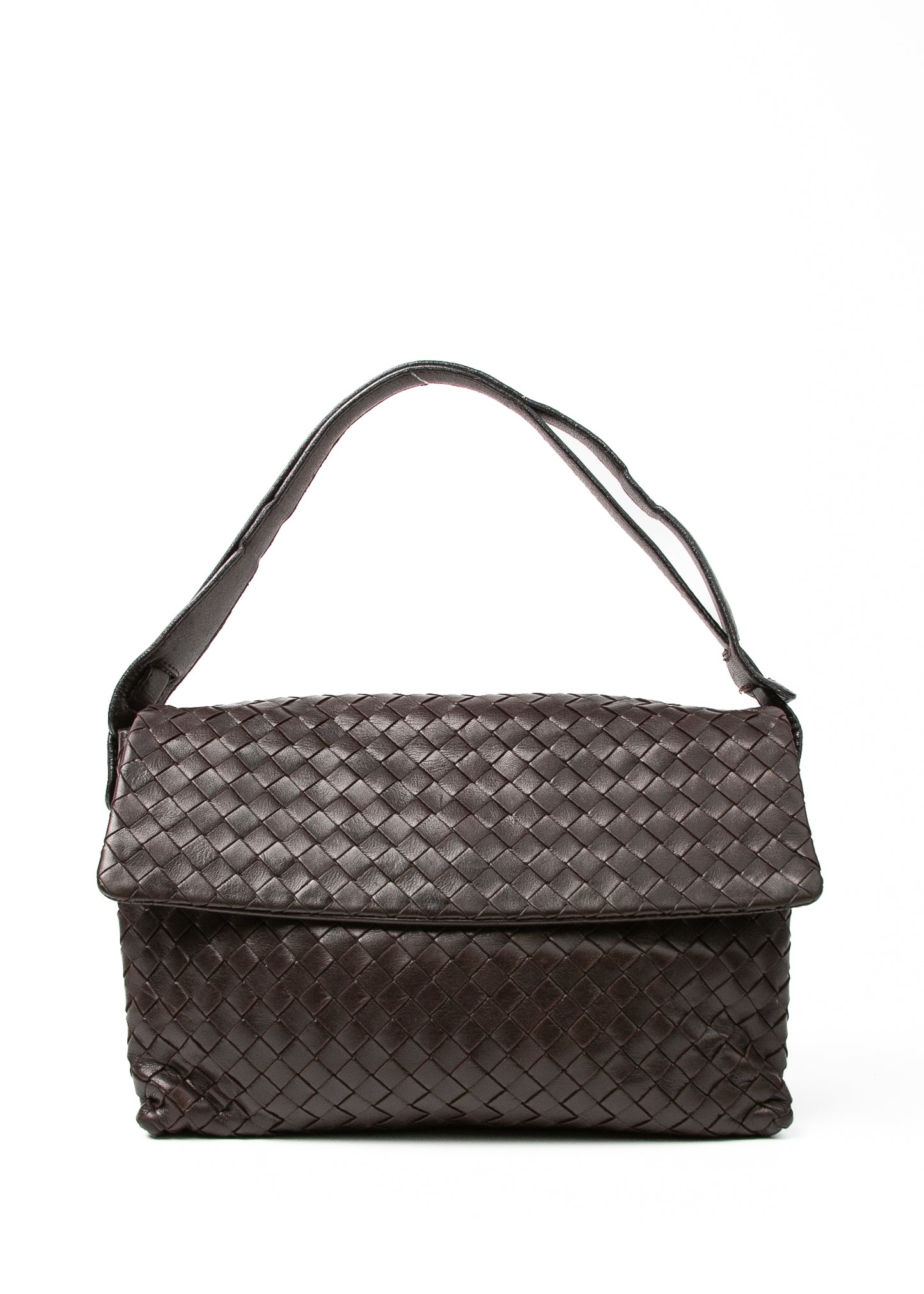 Bottega Veneta Intrecciato Shoulder Brown
