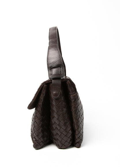 Bottega Veneta Intrecciato Shoulder Brown
