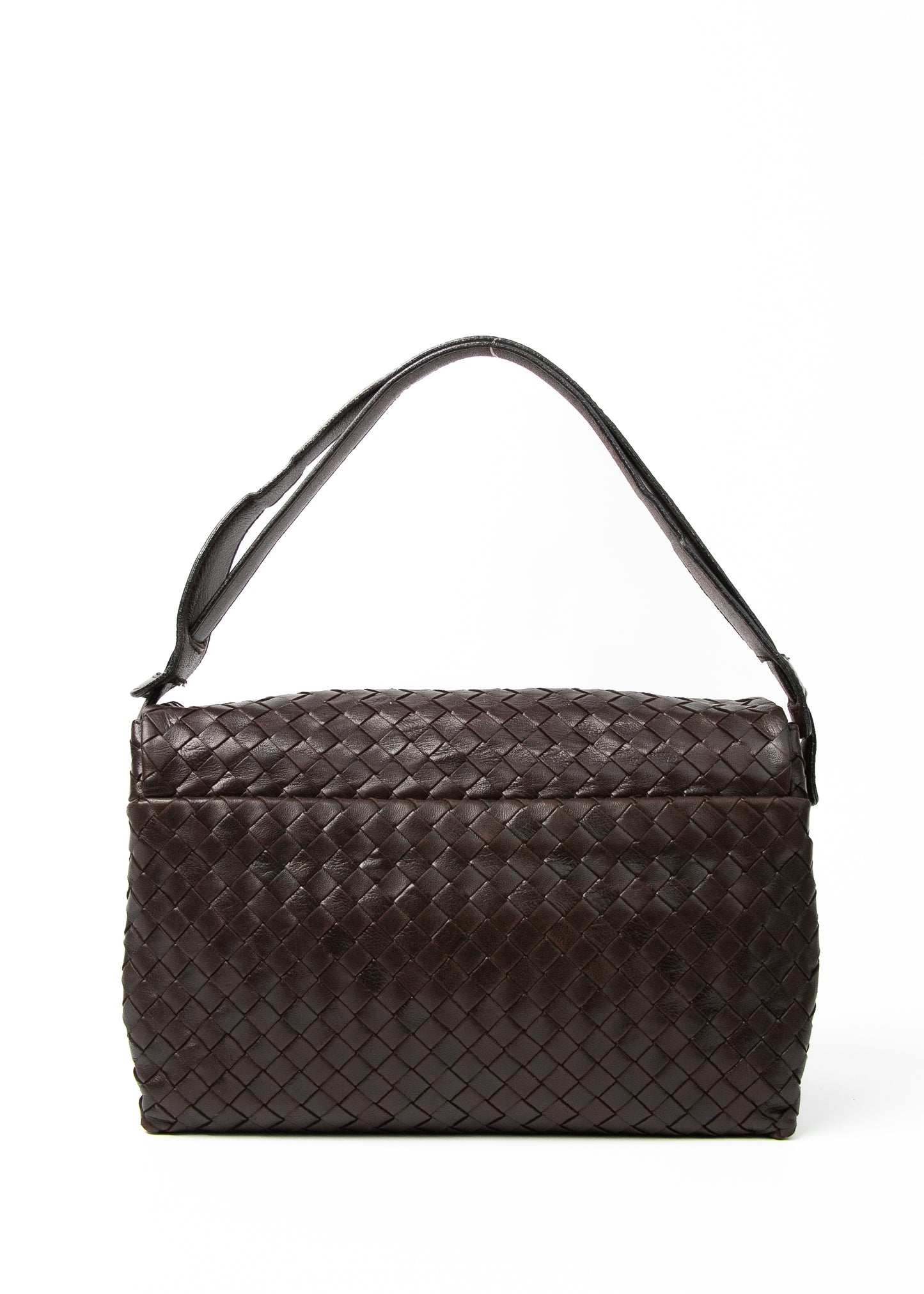 Bottega Veneta Intrecciato Shoulder Brown