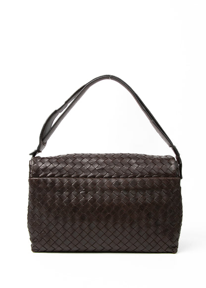 Bottega Veneta Intrecciato Shoulder Brown