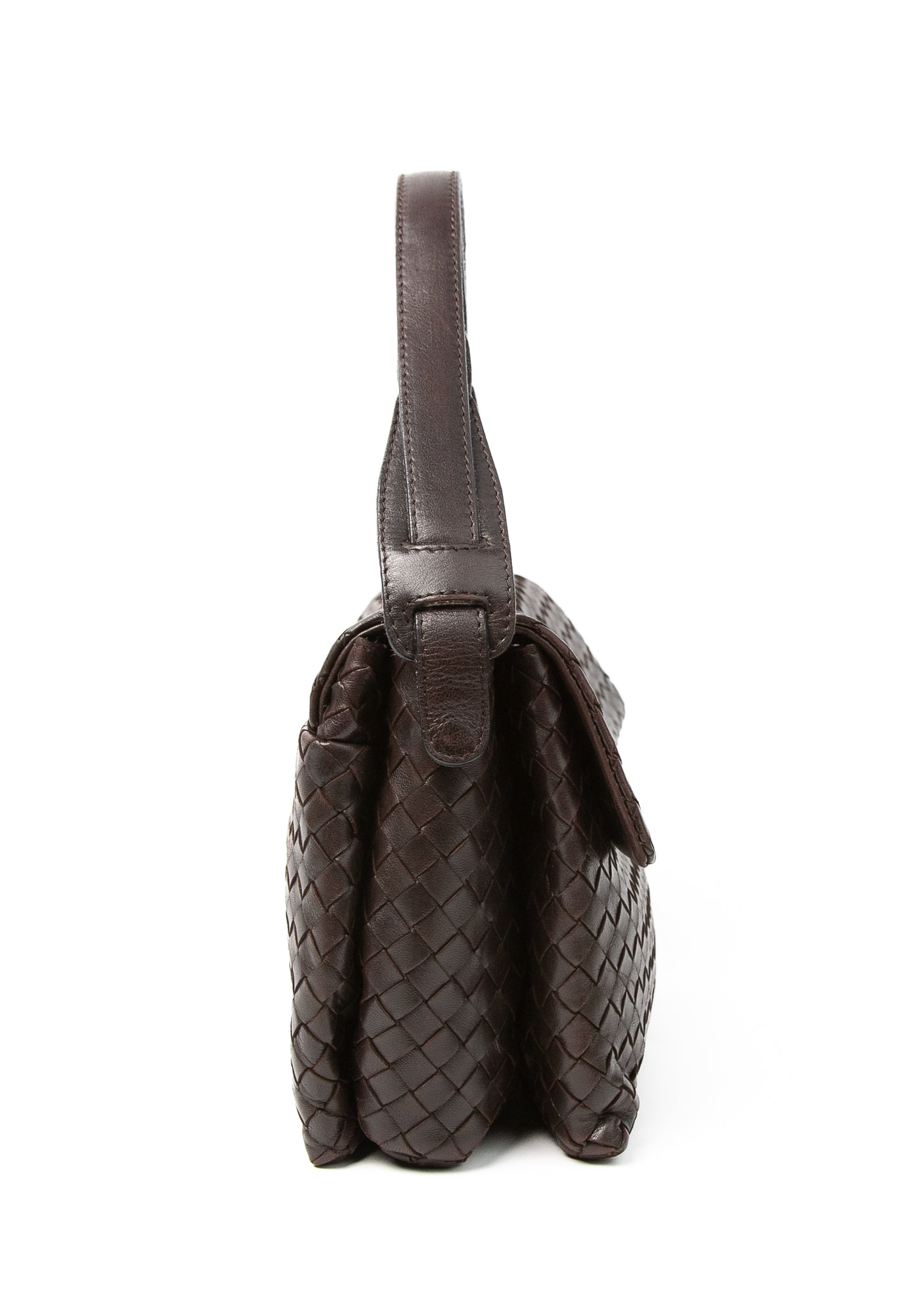 Bottega Veneta Intrecciato Shoulder Brown