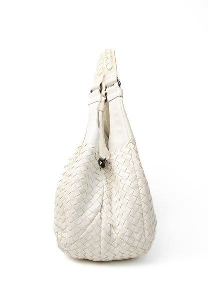 Bottega Veneta Hobo white
