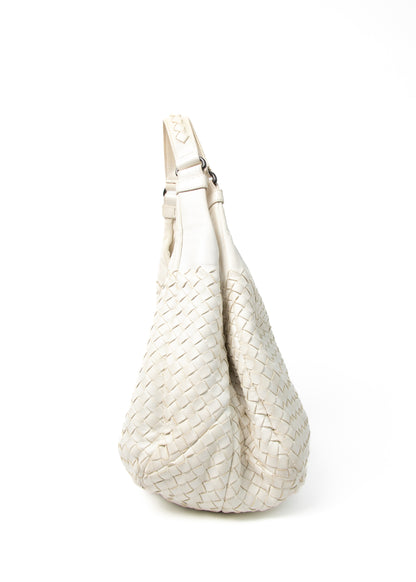 Bottega Veneta Hobo white