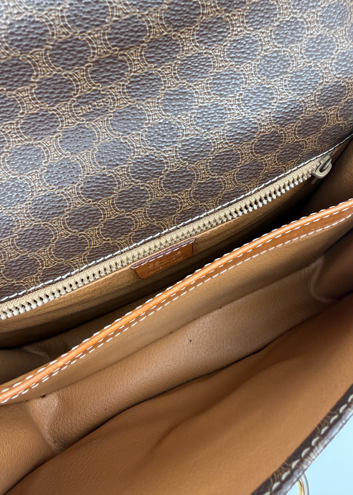 Celine Vintage Tan Macadam