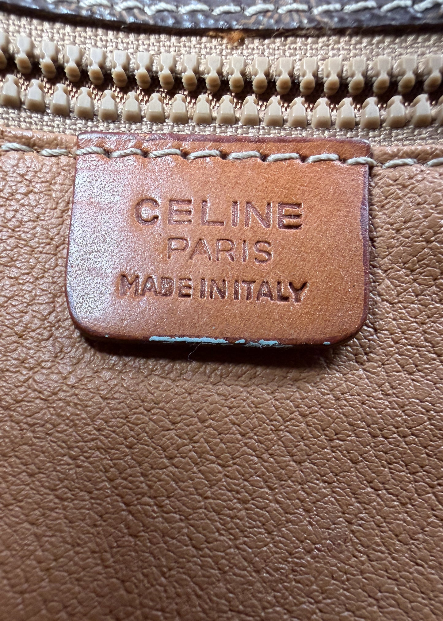 Celine Vintage Tan Macadam