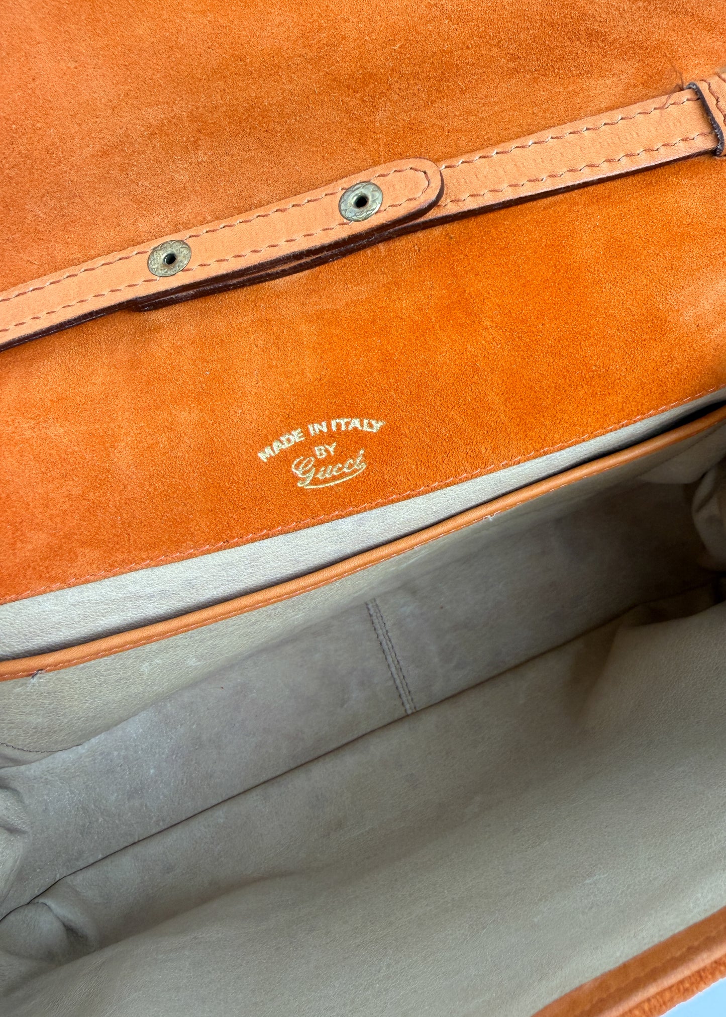 Gucci Suede Crossbody Bag