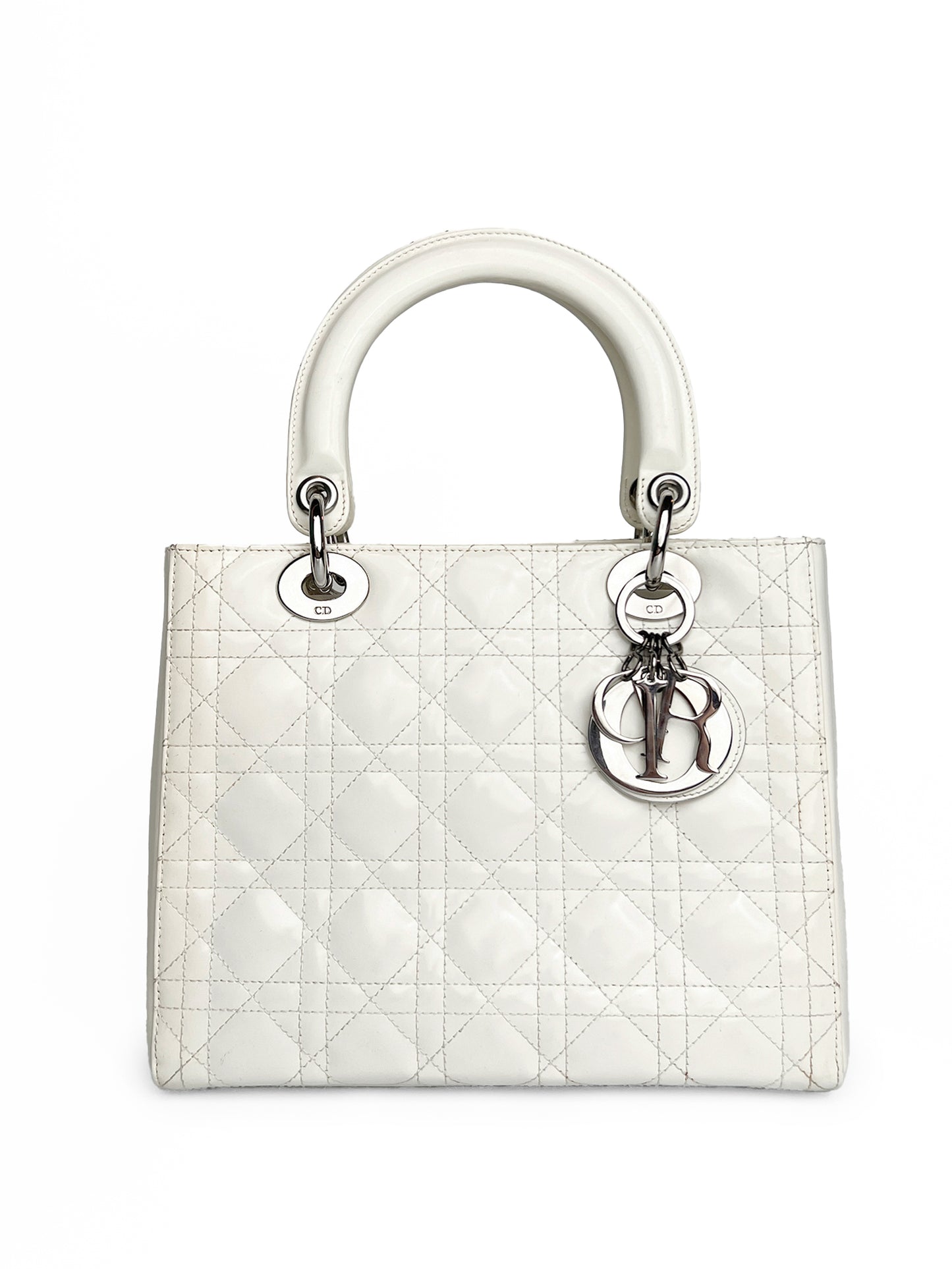 Lady Dior Medium Patent Leather