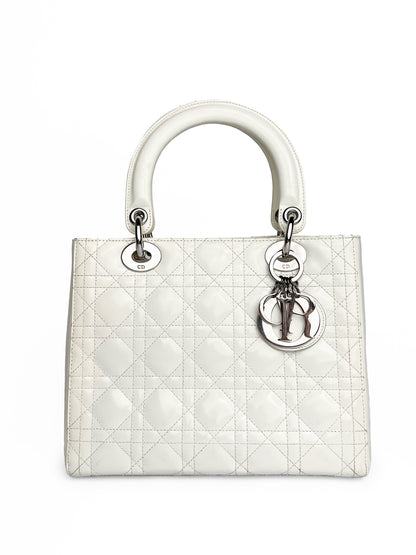 Lady Dior Medium Patent Leather