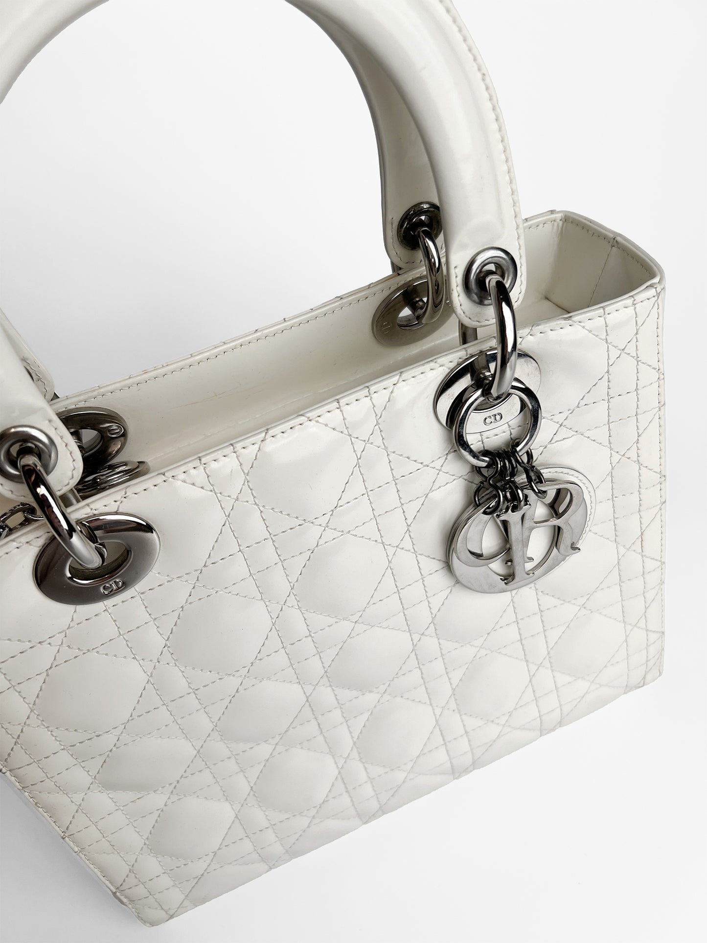 Lady Dior Medium Patent Leather