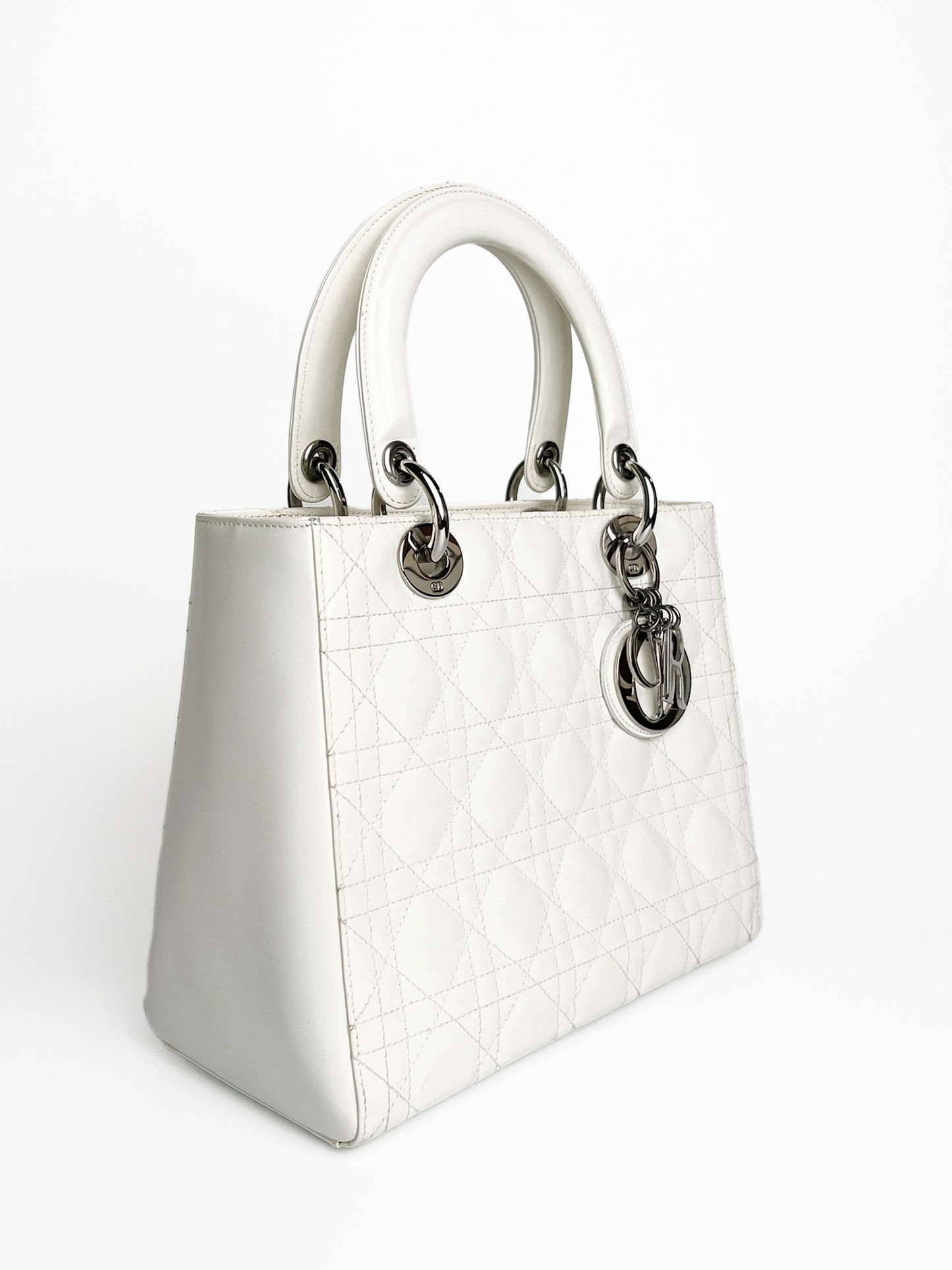Lady Dior Medium Patent Leather