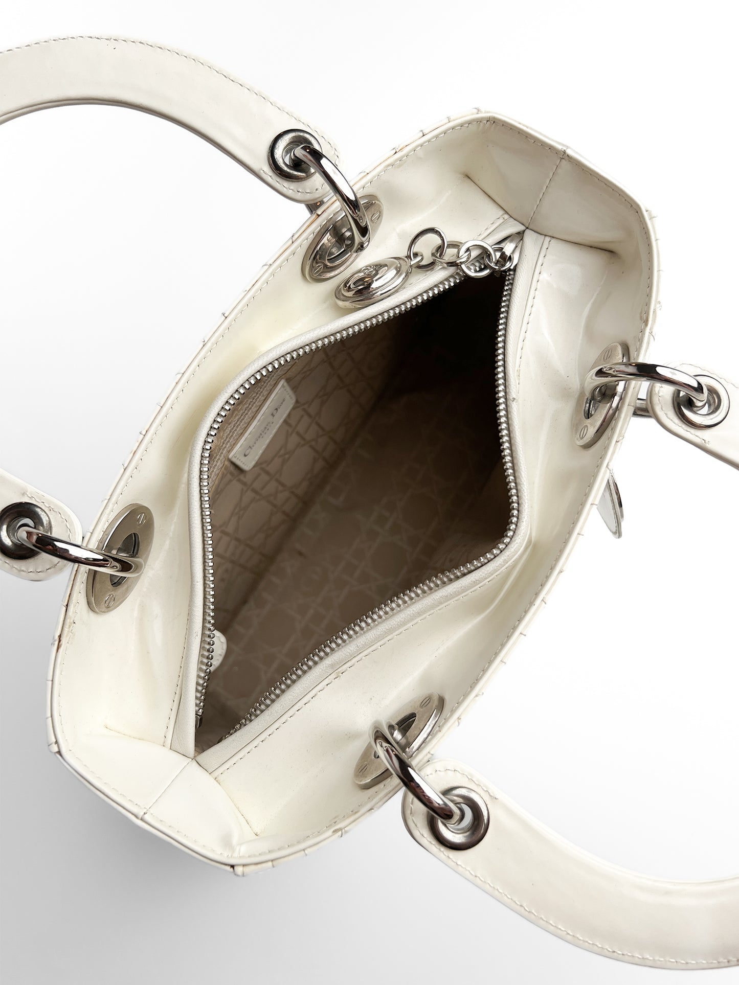 Lady Dior Medium Patent Leather