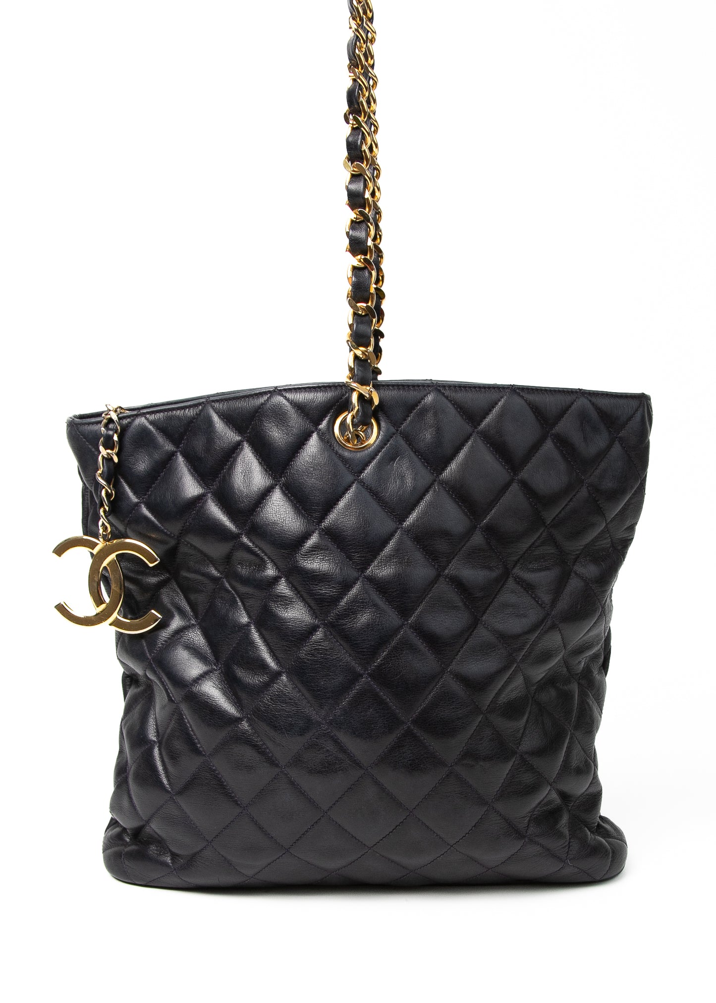 Chanel CC Single Chain Navy