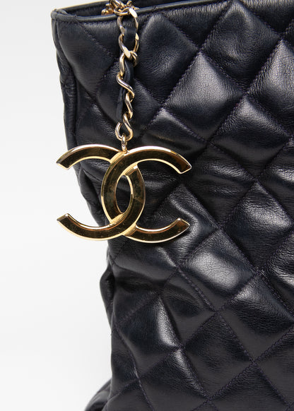 Chanel CC Single Chain Navy