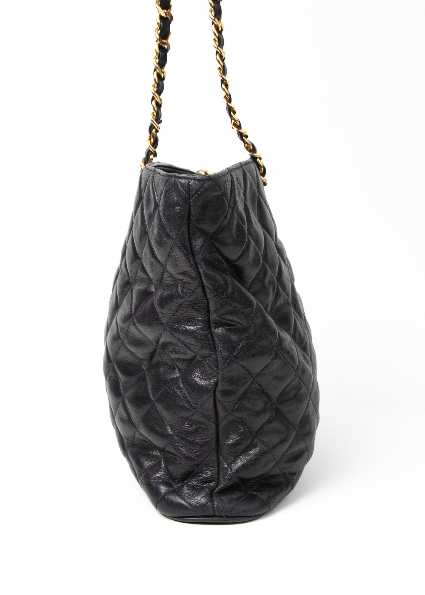Chanel CC Single Chain Navy