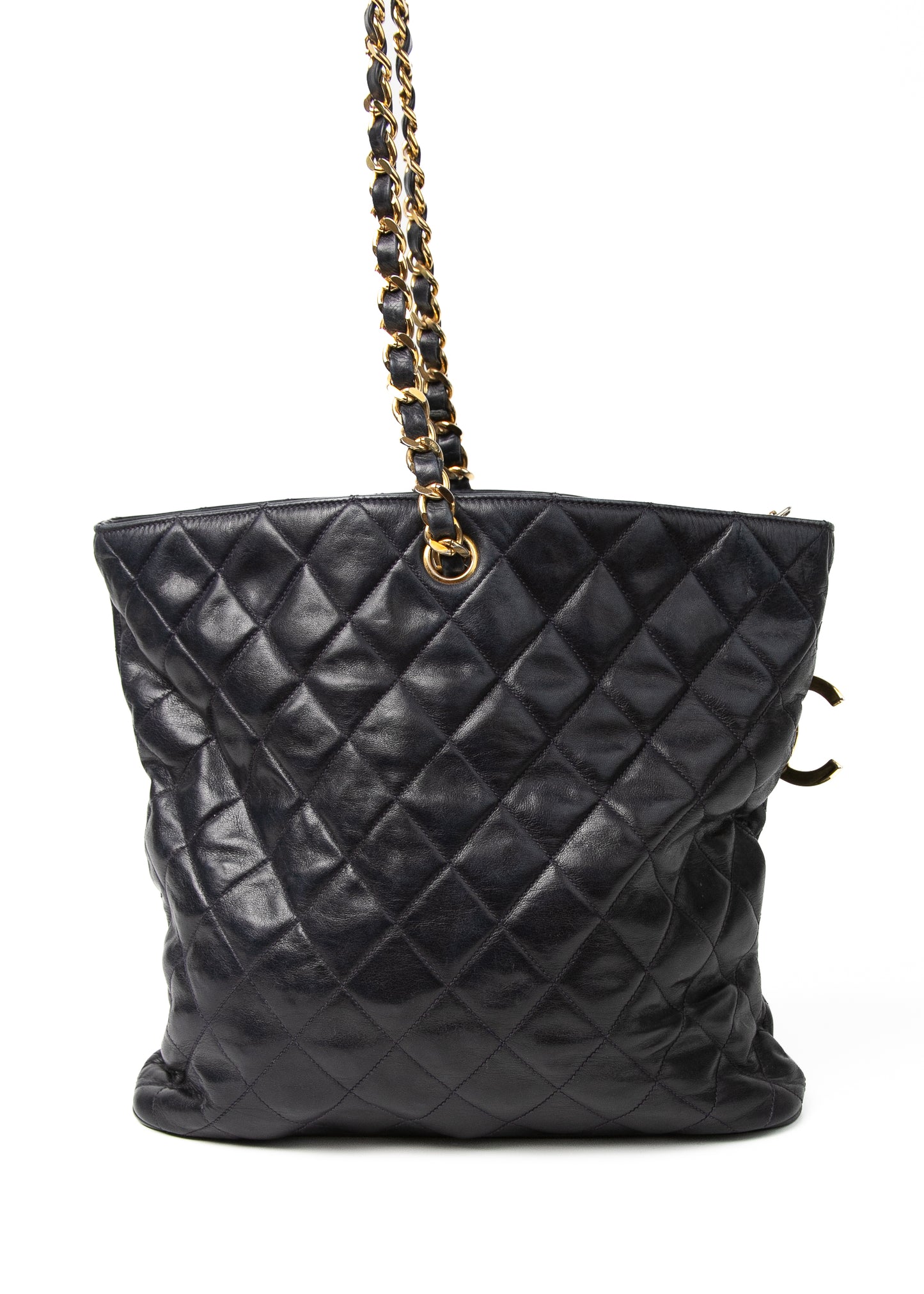 Chanel CC Single Chain Navy