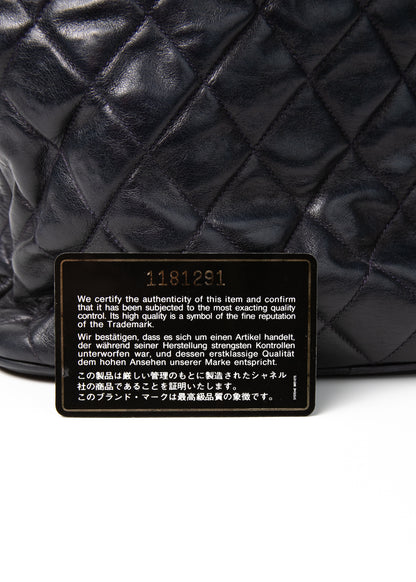 Chanel CC Single Chain Navy