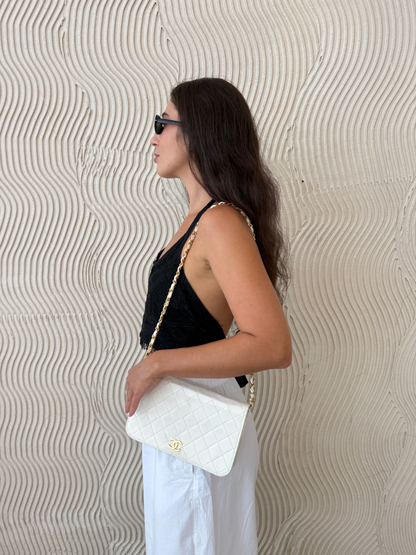 Chanel Full Flap White