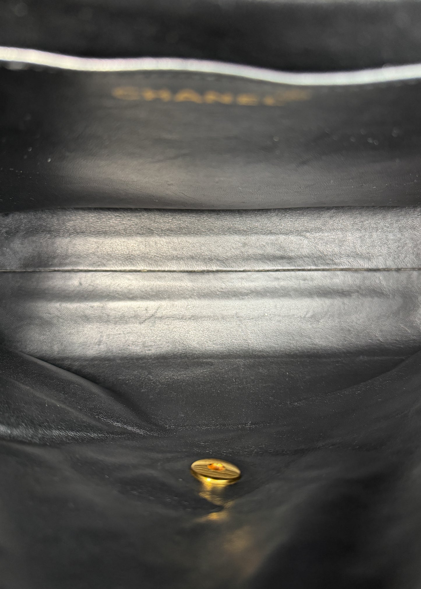 Chanel Vintage XL Lamb Single Chain 24K