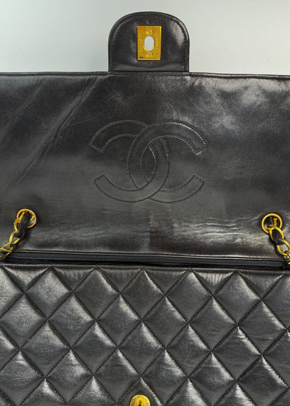 Chanel Vintage XL Lamb Single Chain 24K