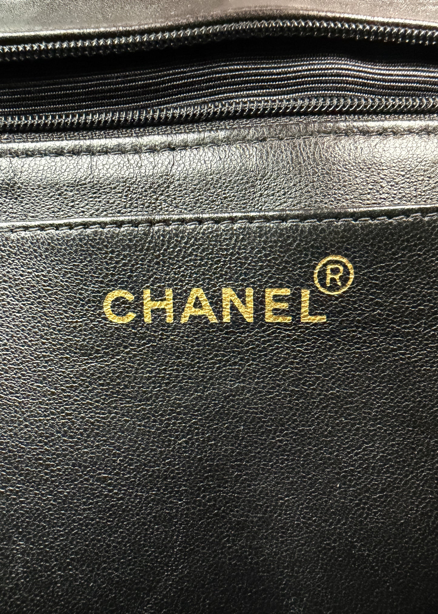 Chanel Vintage XL Lamb Single Chain 24K