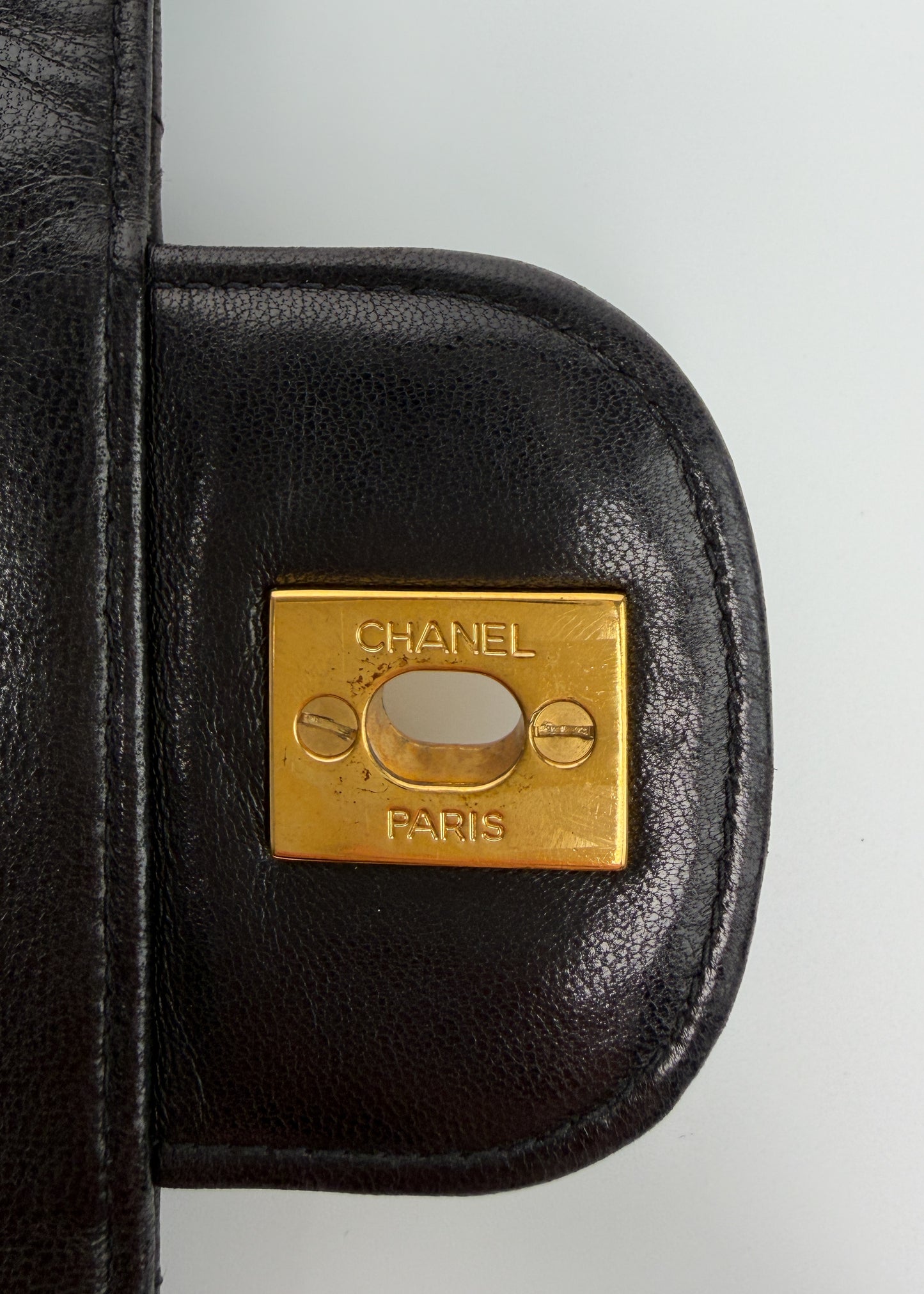 Chanel Vintage XL Lamb Single Chain 24K
