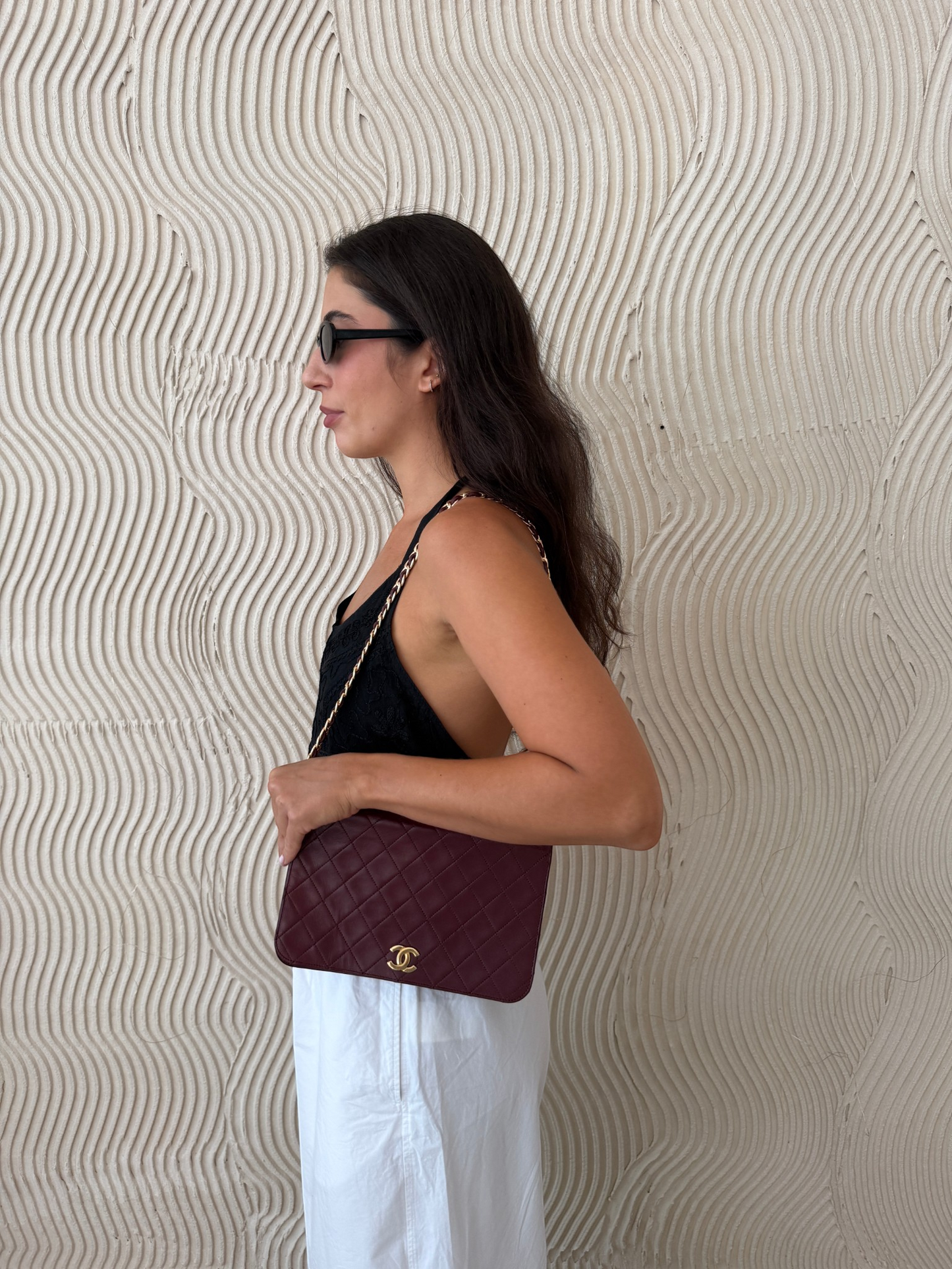 Chanel Full Flap Burgund
