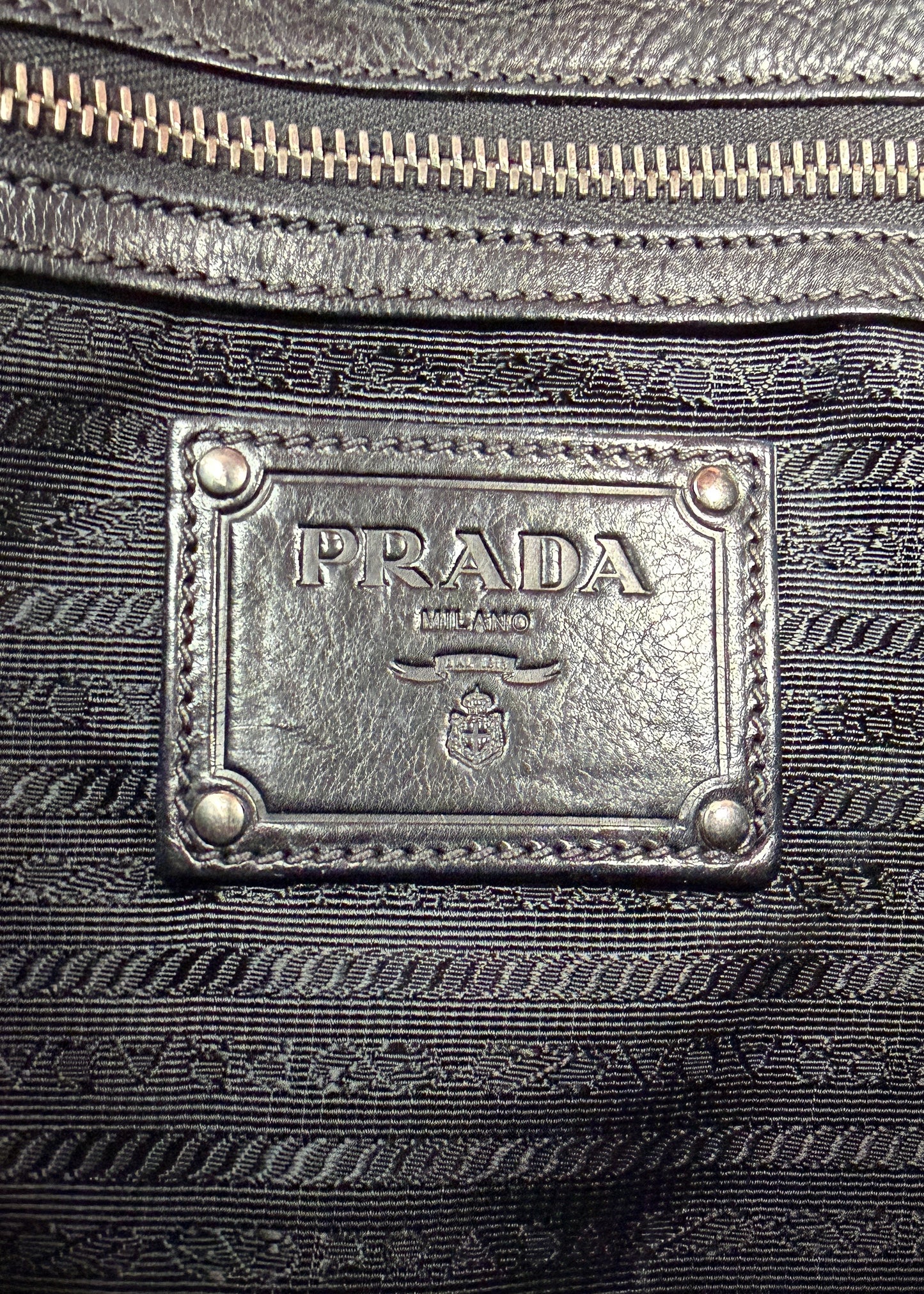 Prada Glace Calf Hobo