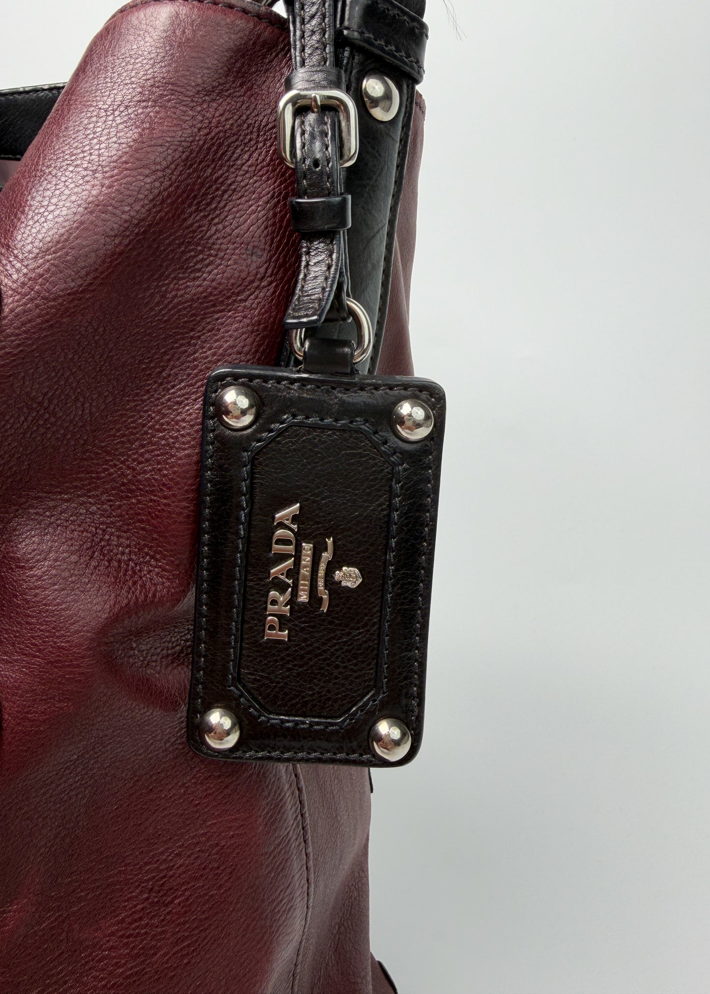 Prada Glace Calf Hobo