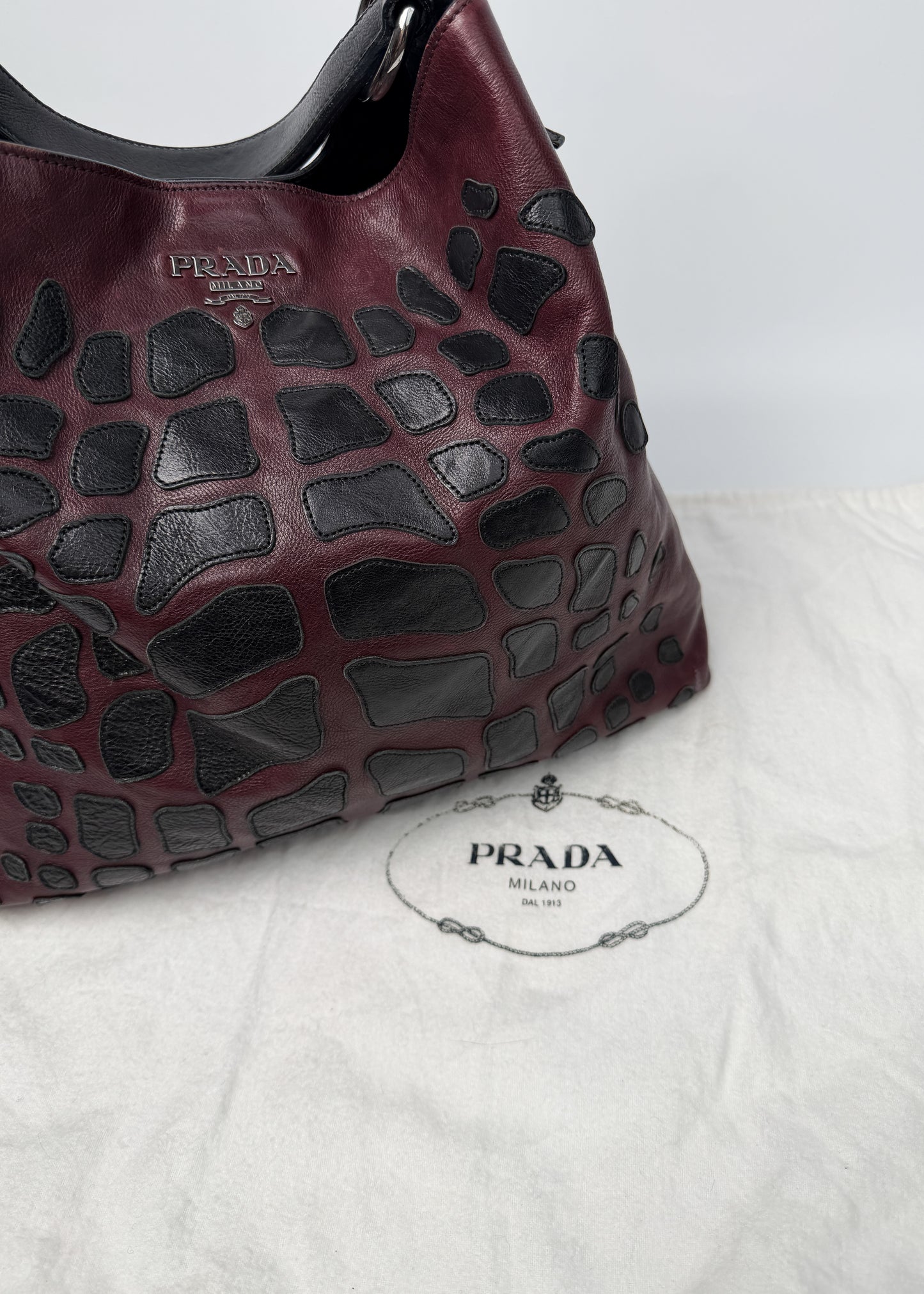 Prada Glace Calf Hobo
