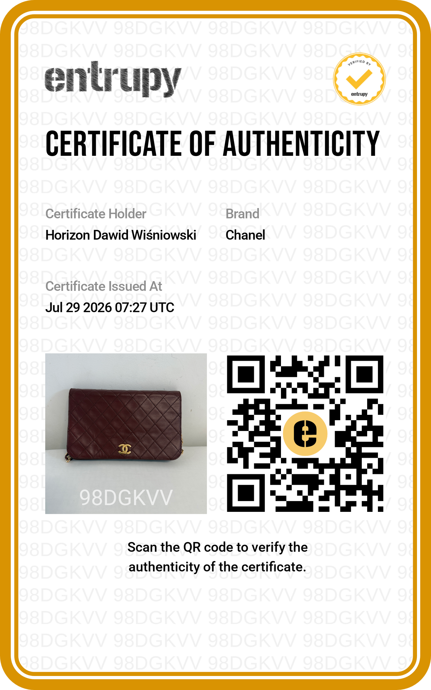 Chanel Full Flap Burgund