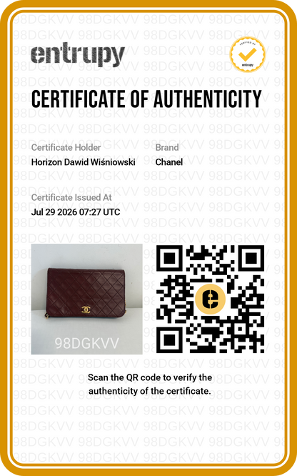 Chanel Full Flap Burgund