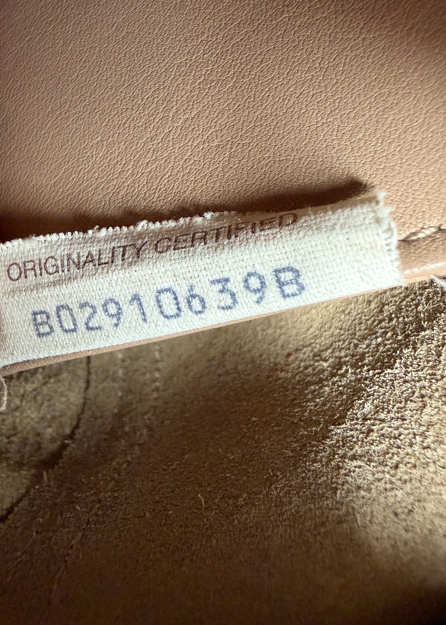 Bottega Veneta Beige Lambskin Shopper