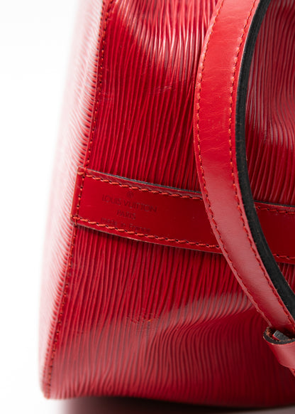 Louis Vuitton Petit Noe Epi Red