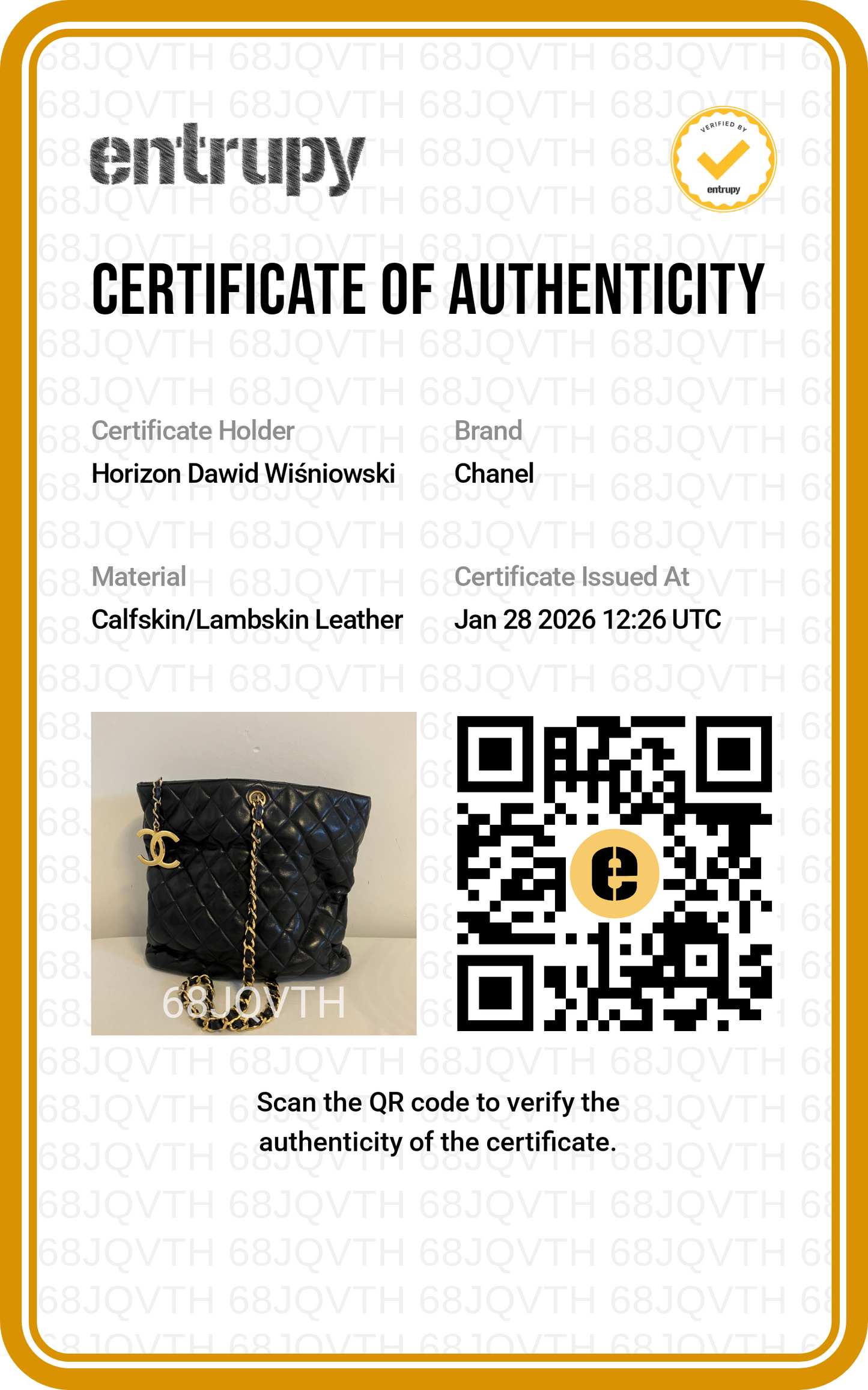 Chanel CC Single Chain Navy