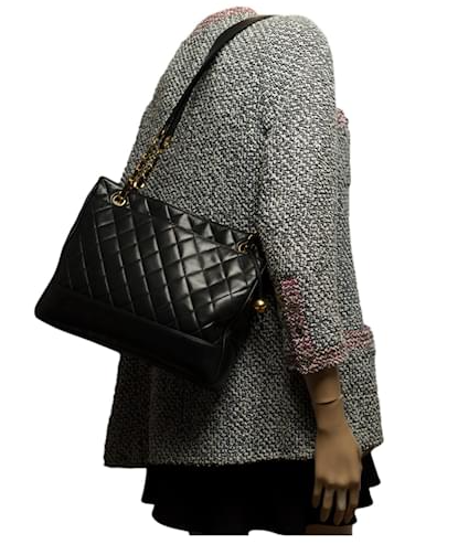 Chanel Lambskin Quilted Tote Bag