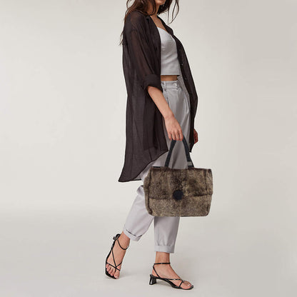 Chanel fur rabbit tote