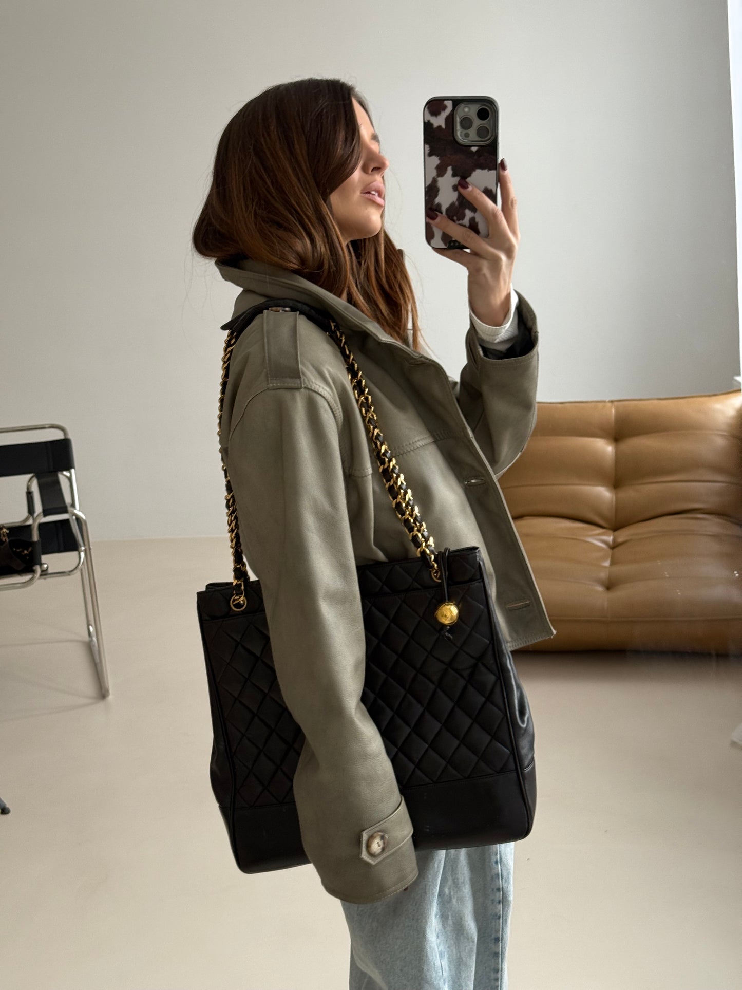 Chanel Matelasse Lamb Ball charm