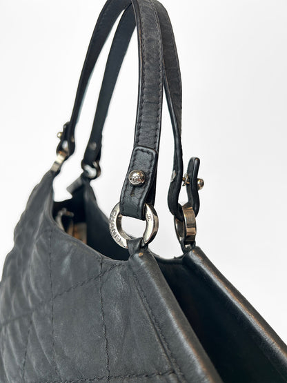 Chanel Black Leather Iridescent Sea