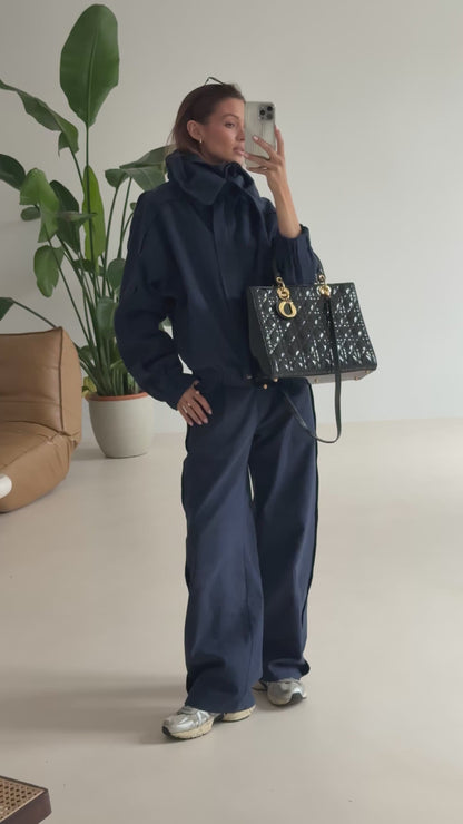 Lady Dior Große Lackhaut