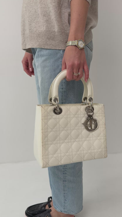 Lady Dior Medium Patent Leather